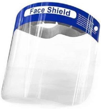 RUDRAENTERPRISES Face Shield Standard for Full Face Protection Safety Visor 1 Headgears & 1 Visors