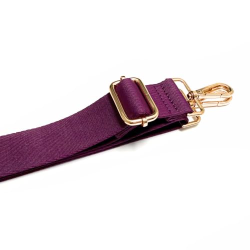 Image of S&loyoe Thickened Solid Color Purse Straps Replacement Crossbody Bag Strap Adjustable Wide Guitar Straps for Handbags 1.5inch