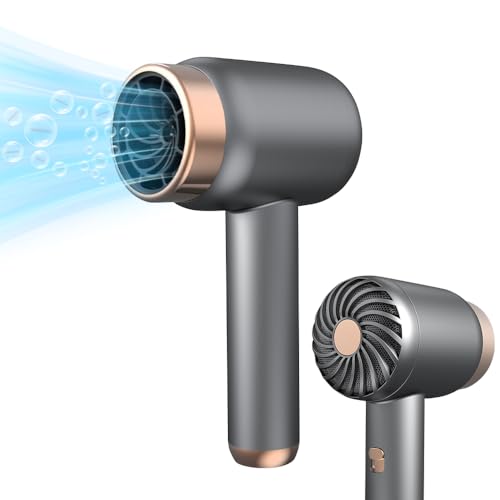 AVCXEC Secador de pelo inalámbrico, Secador de Pelo Recargable, 1000W Secador de Pelo Batería, Secador de Flujo Iónico con Calefacción y Botón Frío