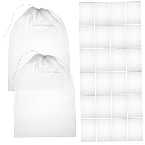 Bolsas de tela no tejida con cordón para almacenar ropa y juguetes PRETYZOOM, 100 unidades