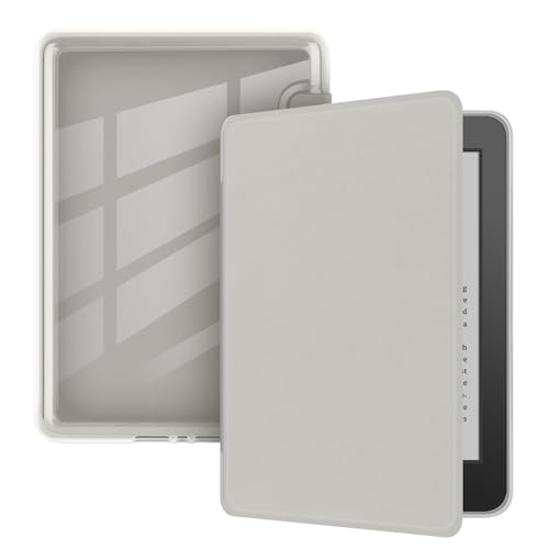 Estojo para 6 polegadas Kindle (11ª Geração, Lançado em 2024/2022, Modelo:RS23CV/C2V2L3), transparente Capa Leve e Durável com Suspensão/Ativação Automática (7)