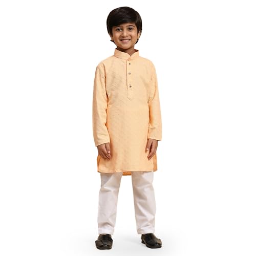 Image of Pro-Ethic Style Developer Boys Cotton Kurta Pajama For Kid's Ethnic Wear | Cotton Kurta Pajama (S-227)