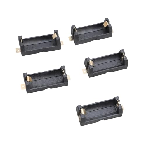 Illkjasfc Caja De ABS con Soporte para Batería 5 Uds. Almacenamiento CR123A 16340 17335 Montaje Soldadura PCB Durabilidad Cables Montaje Soldadura PCB Batería