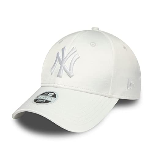 New Era New Yorks Yankees MLB Satin White 9Forty Adjustable Women Cap -...
