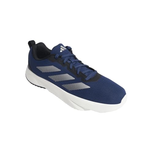 Image of adidas Men's Base Switch Running Shoe (Tech Indigo /Core Black /Silver Metallic /Off White)