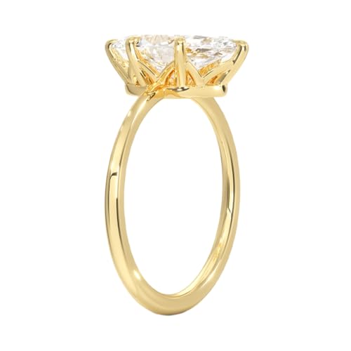 1-3 CT Engagement Ring for Women Solitaire Moissanite Diamond Anniversary Promise Gifts Her 925 Silver 10K/14K/18K Solid Gold Bridal Wedding Ring3