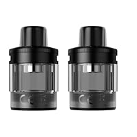Cartouche PnP X DTL de dosette vide 5 ml VO-'OPOO (Gris Paquete de 2) [ Cartouche compatibile mais exclut Résistances PnP X Coil] pour Drag S3/X3  Argus Pro 2 Drag S2/X2 Doric 60