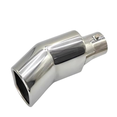 Embout silencieux d'échappement rectangulaire en acier inoxydable anti-corrosion 1 pièce