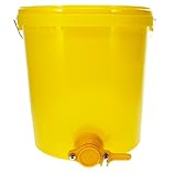 Germerott Bienentechnik Abfülleimer 25kg mit Quetschhahn zum einfachen und schnellen Abfüllen des geschleuderten Honigs. Ideal auch für Jungimker die erst kleine Mengen zum abfüllen haben.