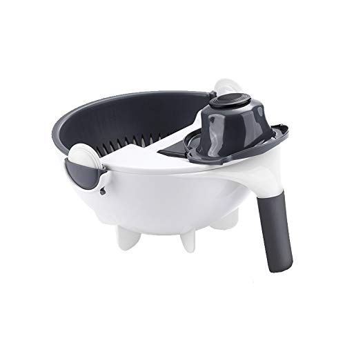 Zabb Vegetable and Fruit Cutter 9 in 1-Multi-Functional Vegetables Chopper Kitchen Veggie Fruit Shredder Grater Portable Slicer