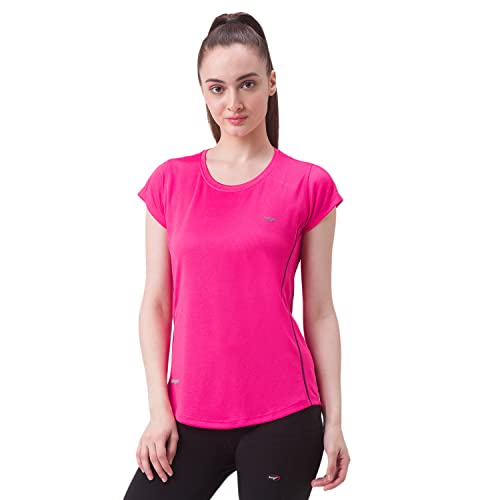 berge' Ladies Polyester Dry Fit Western Shirts & Tshirts for Women, Quick Drying & Breathable Fabric, Gym Wear Tees & Workout Tops (Black Colour)