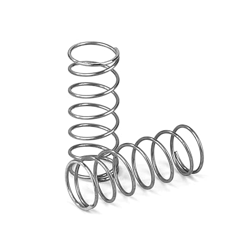 GUNGY Muelles de Compresion de Acero Inoxidable Resorte de Compresión 25mm Diámetro Alambre 0,7mm Diámetro interior 8mm Fuerza del Resorte 0,56kg 10 Piezas
