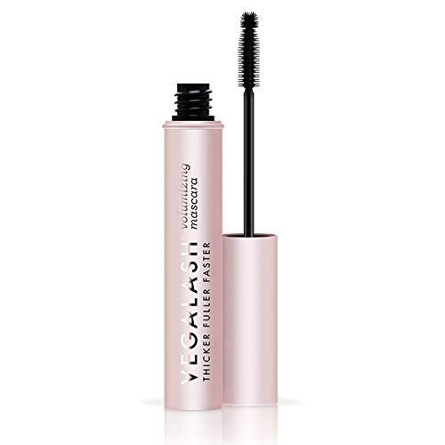 VEGAMOUR Vegalash Volumizing Mascara (Black/Noir) - Vegan Cruelty-free Mascara with Eyelash Enhancement Serum, Natural Plant Based Formula Conditions and Nourishes Lashes for Healthy Growth
