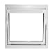 Produktbild ACO 50x50cm Nebenraumfenster Kippfenster weiß Fenster Kellerfenster Isofenster