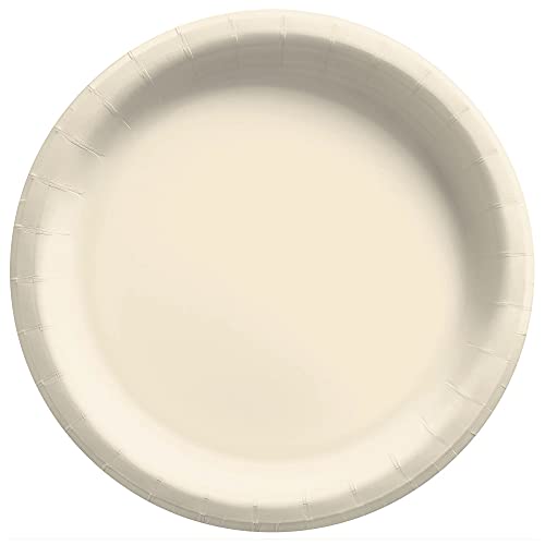 Vanilla Creme Round Paper Plates - 8.5 (Pack Of 20) - Perfect For Parties, Celebrations & Picnics Vanilla Creme Round Paper Plates - 8.5 (Pack Of 20) - Perfect For Parties, Celebrations & Picnics