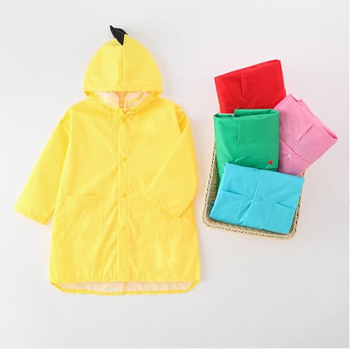 Boys Girls Toddler Raincoat Kids Waterproof Rain Jacket Hooded Slicker Cartoon Rain Wear3