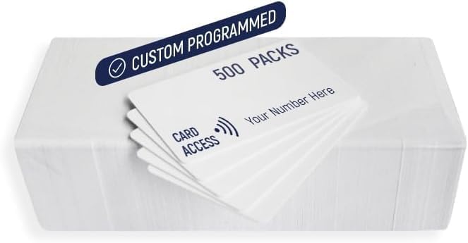 Custom Prox Cards for HID Access Control Standard 37 bit H10304 Format. Replaces HID 1386 ISOProx II. Choose Your Facility Code & Range (200)