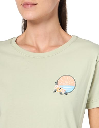 Image of Roxy Womens Boyfriend Crew T-Shirt, Casual Relaxed Fit Crew Neck Tee Short Sleeve Cotton Basic Shirt Everyday Comfort