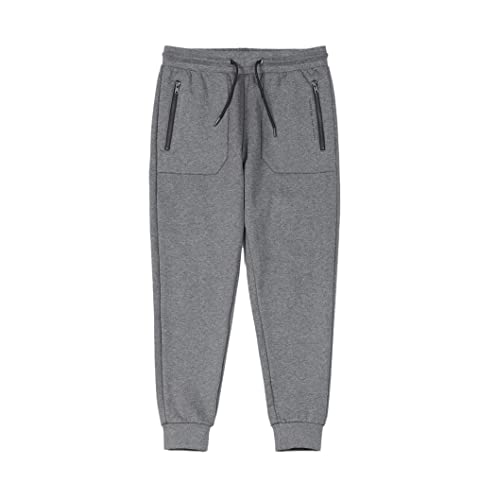 Pantalon de jogging pour homme KEHAIOO ajusté gris floral taille 34-37 avec cordon