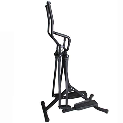 L-MIN Elliptical Machine Cross Trainer,Folds Multi Directional Air Glider Fitness Steppers for Exercise Machine with LCD Monitor for Home Gym Use (Multicolor)