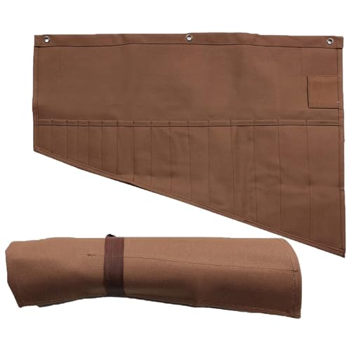 de Almacenamiento de para la organización de Herramientas - 30 cm Envoltura de Carpeta de Herramientas, durablies Multi Organizador de Bolsillo, de Utilidad Roll up | Portador Pesado