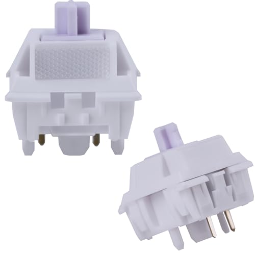 Image of MELETRIX 35pcs Morandi 5-Pin Linear Mechanical Keyboard Switches for Mechanical Keyboard, Focused Bottom-Out Feedback and Crisp, High-Transmittance PMMA Light Guide, Even RGB Illumination