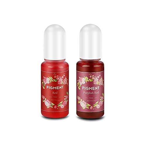 MENNYO Epoxidharz Farbe Rot und Purpurrot 10ml*2 Colori Cover
