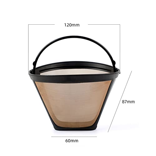 Cicano Reusable Coffee Filter For Ninja Coffee Maker, 8 Pack Refillable Coffee Filter Compatible With Ninja Dual Brew Coffee Maker Cfp201, Cfp301, Cfp400 #TOP6