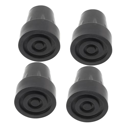 IWOWHERO Hiking Pole Tips Set 4pcs 19mm Walking Stick Rubber Feet Wear-Resistant and Easy to Fit Canes Accessories