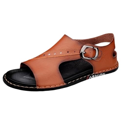 Sandals Men Classic Walking Slippers Outdoor Casual Slides Lightweight Comfortable Slippers Beach Shoes(40 Code)