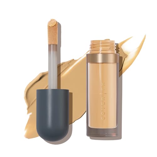 COVER FX Skin Discovered Longwear Full Coverage Concealer | Buildable Crease-Resistant High Coverage Formula Conceals, Corrects, and Brightens | M4-Medium to Tan Golden Neutral Undertone