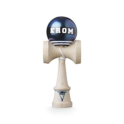 KROM Kendama Strogo 1% Bioluminescence – Flawless Balance – Strong and Durable – Enhanced Cognitive Skills – Improved Balance, Reflexes, and Creativity–Kendama Model Pro Made For Beginners and Experts