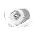 WESIEVYA Modelo de Animal de Peluche de Hámster Educativo Hámster Realista para de Niños Juguete Imagen de WESIEVYA Modelo de Animal de Peluche de Hámster Educativo Hámster Realista para de Niños Juguete