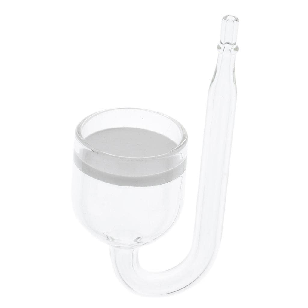 Skkwjege Transparent Fish Tank Co2 Diffuser For For Aquarium Planted Tank 20 Gallons-Round