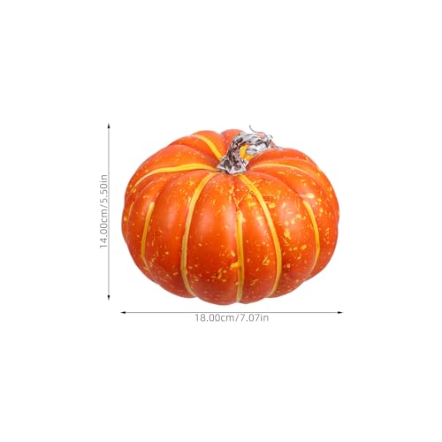 LUOZZY Artificial Pumpkin Model Foams Pumpkin Decoration for Halloween Thanksgiving Day Fall Harvest Decorations