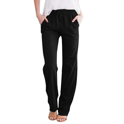 Pantalones de lino mujer ideales para paseos de verano y senderismo casual