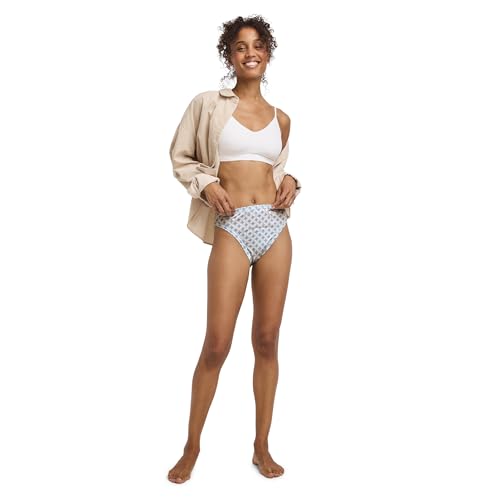 Image of Jockey Women's Underwear Elance French Cut - 3 Pack, Sea /Winter Sprig /Hydrangea, 6