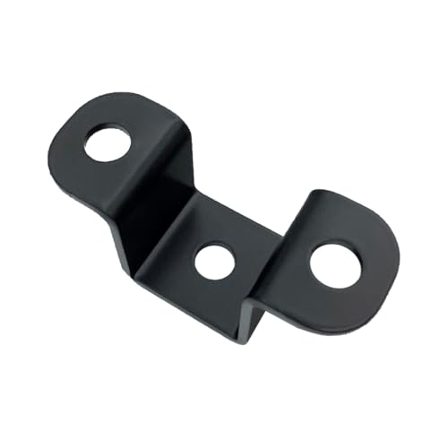 Image of 6 PCS 1x1 inch Square Pipe Tube Strap Clamps,1 inch metal u shaped bracket, steel u clamp bracket for mounting,Black