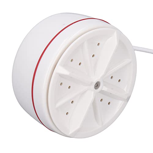 Luqeeg Sonicleaning Mini máquina de lavar portátil com disco de sucção, dobrável automático, roupas