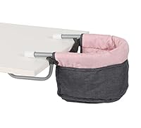 Bayer Chic 2000 735-81 Tischsitz 60 cm, Puppen-Hochstuhl, Melange anthrazit-rosa