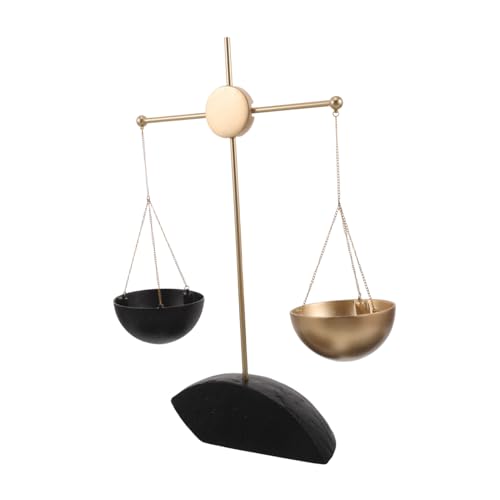 Figurine balance vintage métal Cabilock : objet de décoration maison et bureau