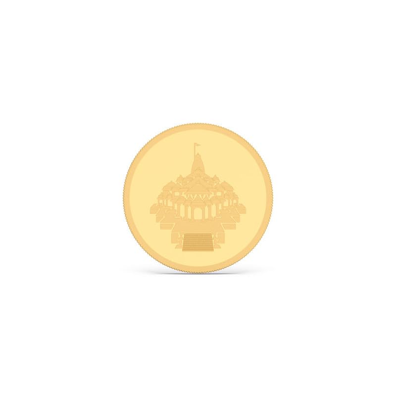 Kalyan Jewellers 24K (999) Purity Ayodhya Gold Coin 2 Gms (B0DHD3CVYW) Amazon Price History, Amazon Price Tracker