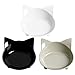 Skrtuan Katzennäpfe,3 Stück Futternapf Katze,Futternapf Katze Set,rutschfeste Katzenschale,Futterschüssel Katze,Wasser Fütterung Schüssel,Fressnapf Katze zur Erleichterung von Whisker-Müdigkeit