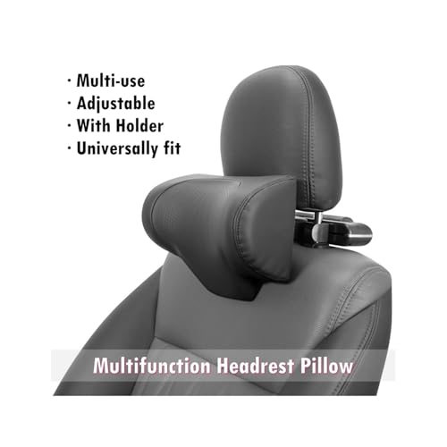 Almohada para cuello ajustable para soporte de asiento de auto miniatura 2
