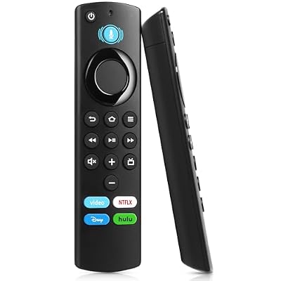 Voice Remote Replacement Fit for Fire-Smart TV Cube, TV Stick 4K/4K Max, TV Stick, TV Stick Lite, Smart TV 3rd Gen and TCL, Hisense, Insignia-Pioneer-Smart-TV