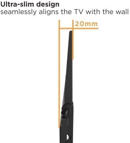 TECHZONE Heavy‑Duty TV Wall Mount Bracket – Fixed LED/LCD/Plasma Screen Mount with 45 kg Load Capacity & Universal VESA Compatibility for 32″–65″ TVs 2026 - view 7