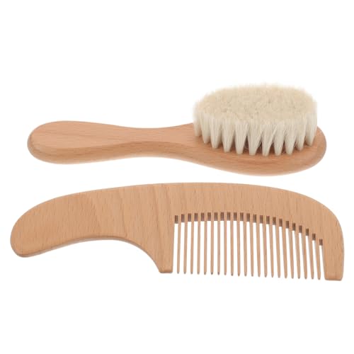 GLSTOY Baby Wash Kit Newborn Hairbrush Baby Hair Brush Scalp Brush Soft Bristle Lightweight Birthdays