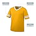 Augusta Sportswear Men's XL Sleeve Stripe Jersey, Gold/White, X-Large
