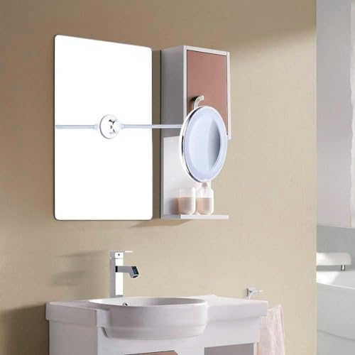 RevolutionLine - Espejo para Maquillaje con Luz LED y Aumento 10X | Instalación Muy Sencilla Mediante Fijación con Ventosa a la Pared o Mesa | Brazo Flexo Extensible Ajustable | Rotación 360 Grados - imagen 5