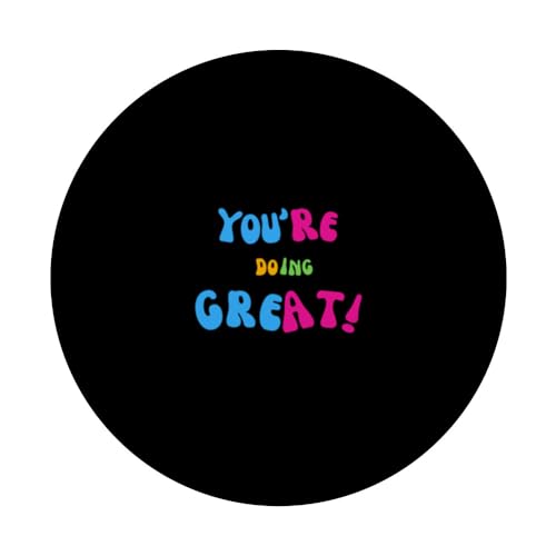You’re Doing Great PopSockets Swappable PopGrip, Black - Image 3